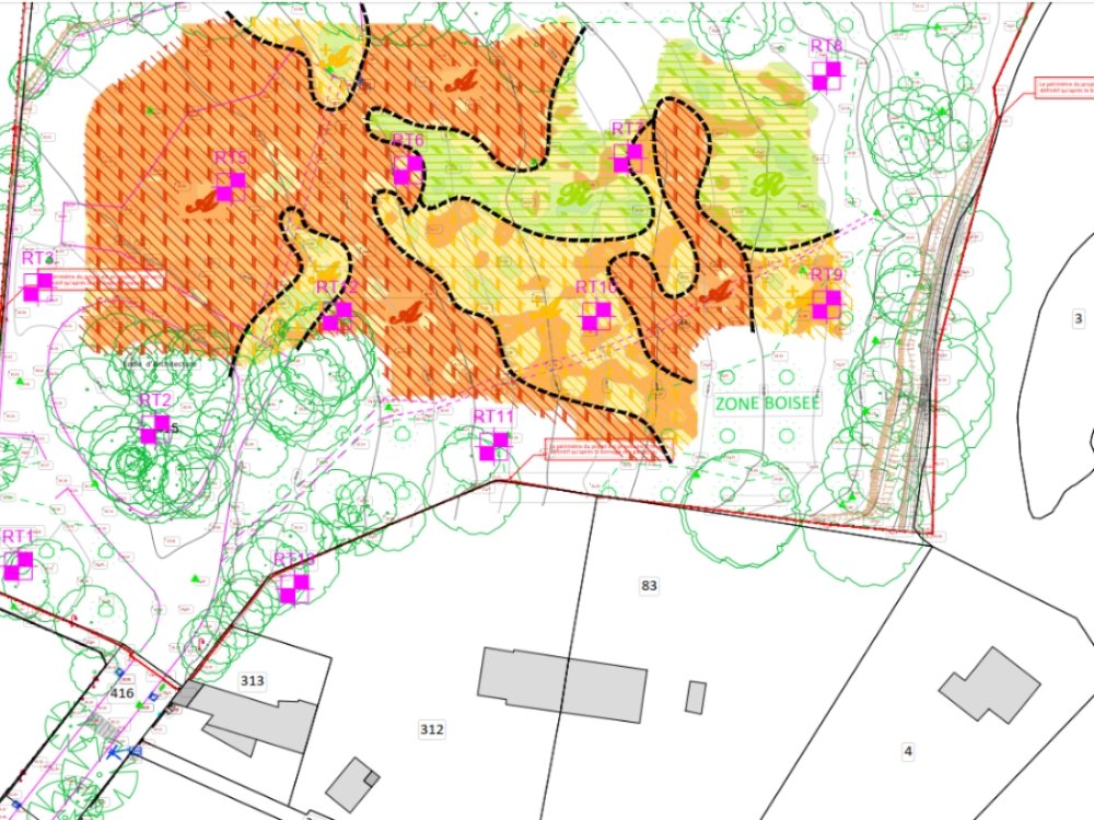 Cartographie EM et interprétations géologiques